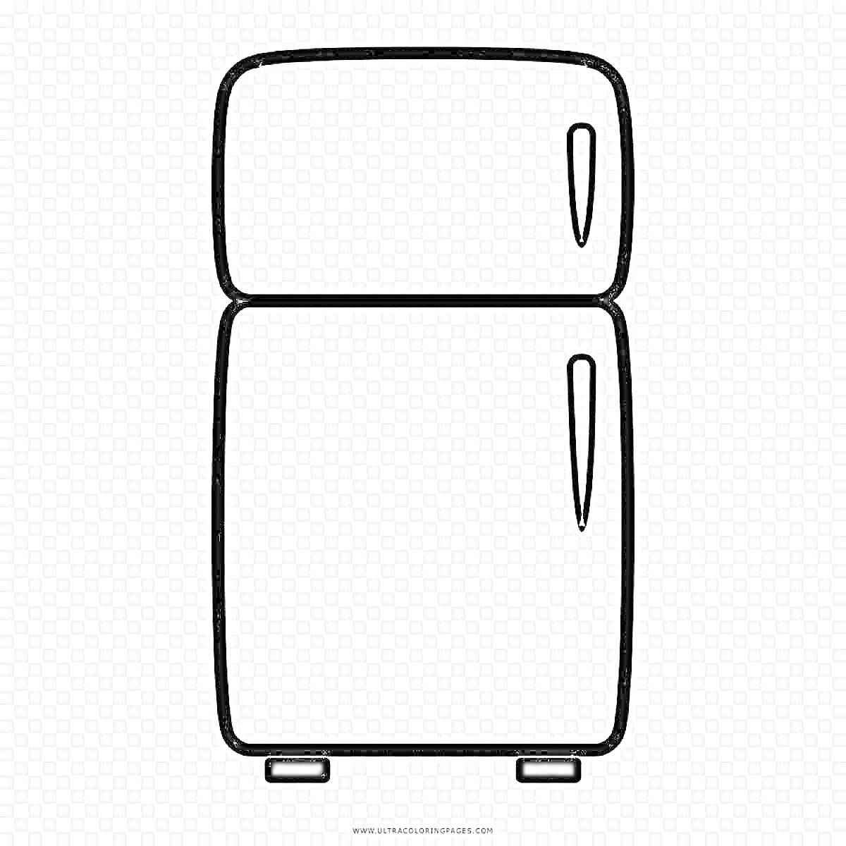 Холодильник с двумя дверцами