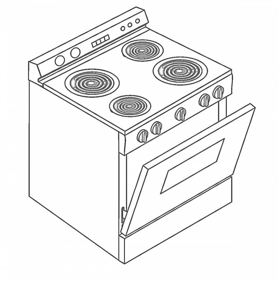 Размеры газовых плит 4 комфорочные для кухни с духовкой