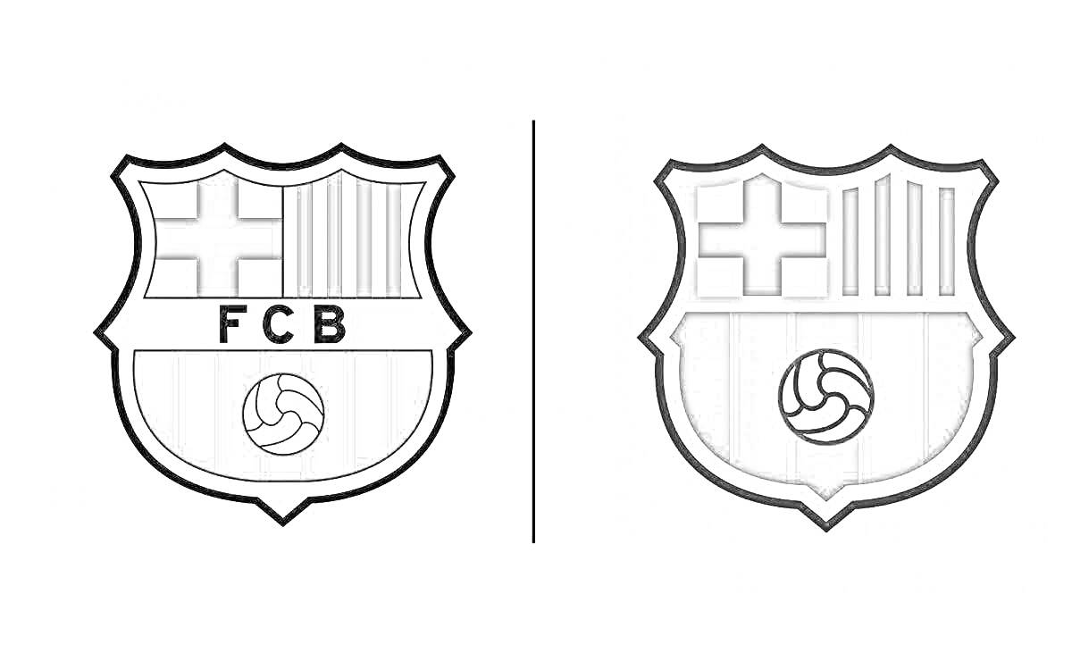 На раскраске изображено: ФК Барселона, Футбол, Спортивная команда