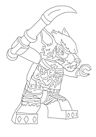 Воинский персонаж LEGO с деталями брони и оружием в руке