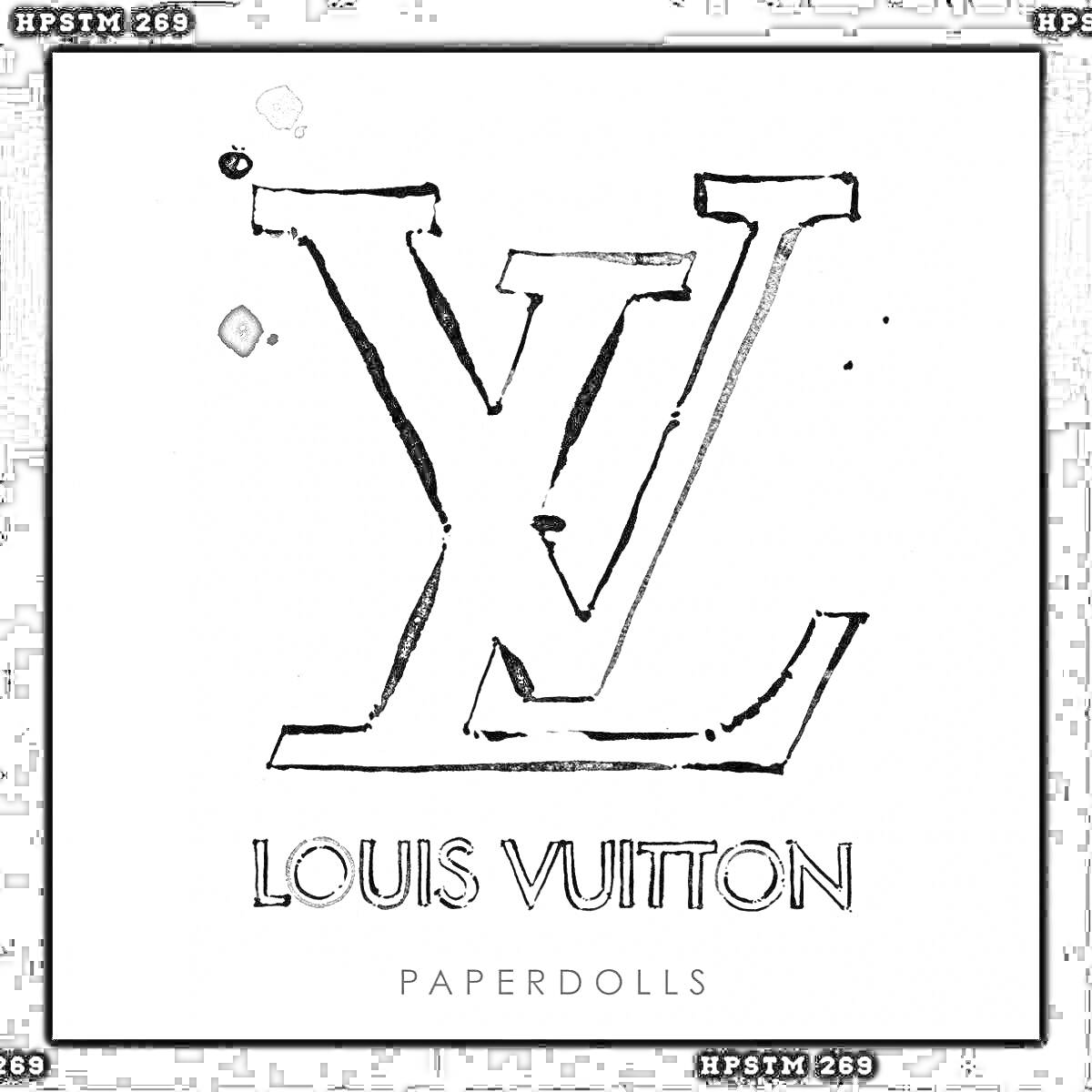 Логотип Louis Vuitton с надписью 