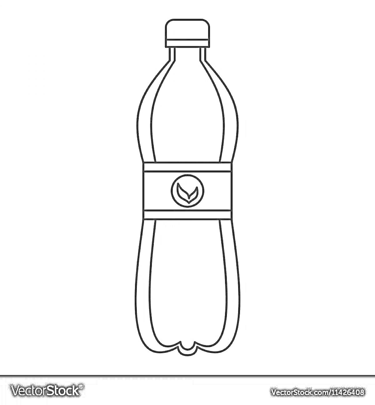 На раскраске изображено: Бутылка, Этикетка, Для детей
