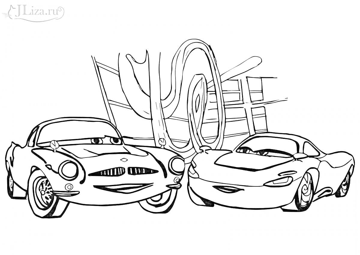 На раскраске изображено: 