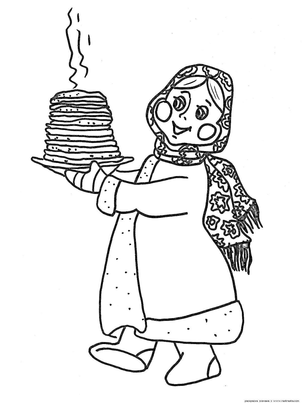 Масленица рисунок