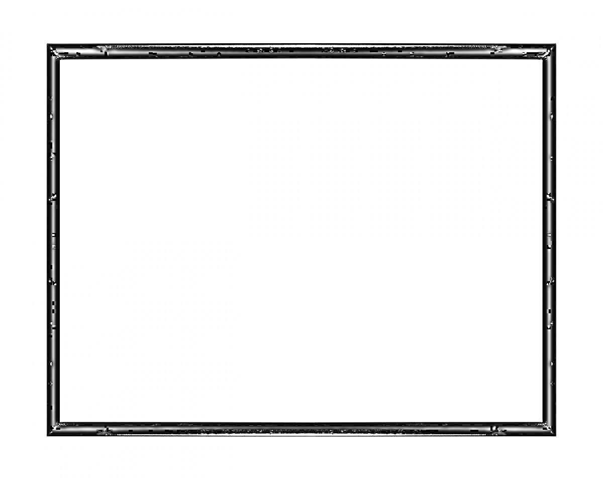 Раскраска Прямоугольник с черной рамкой