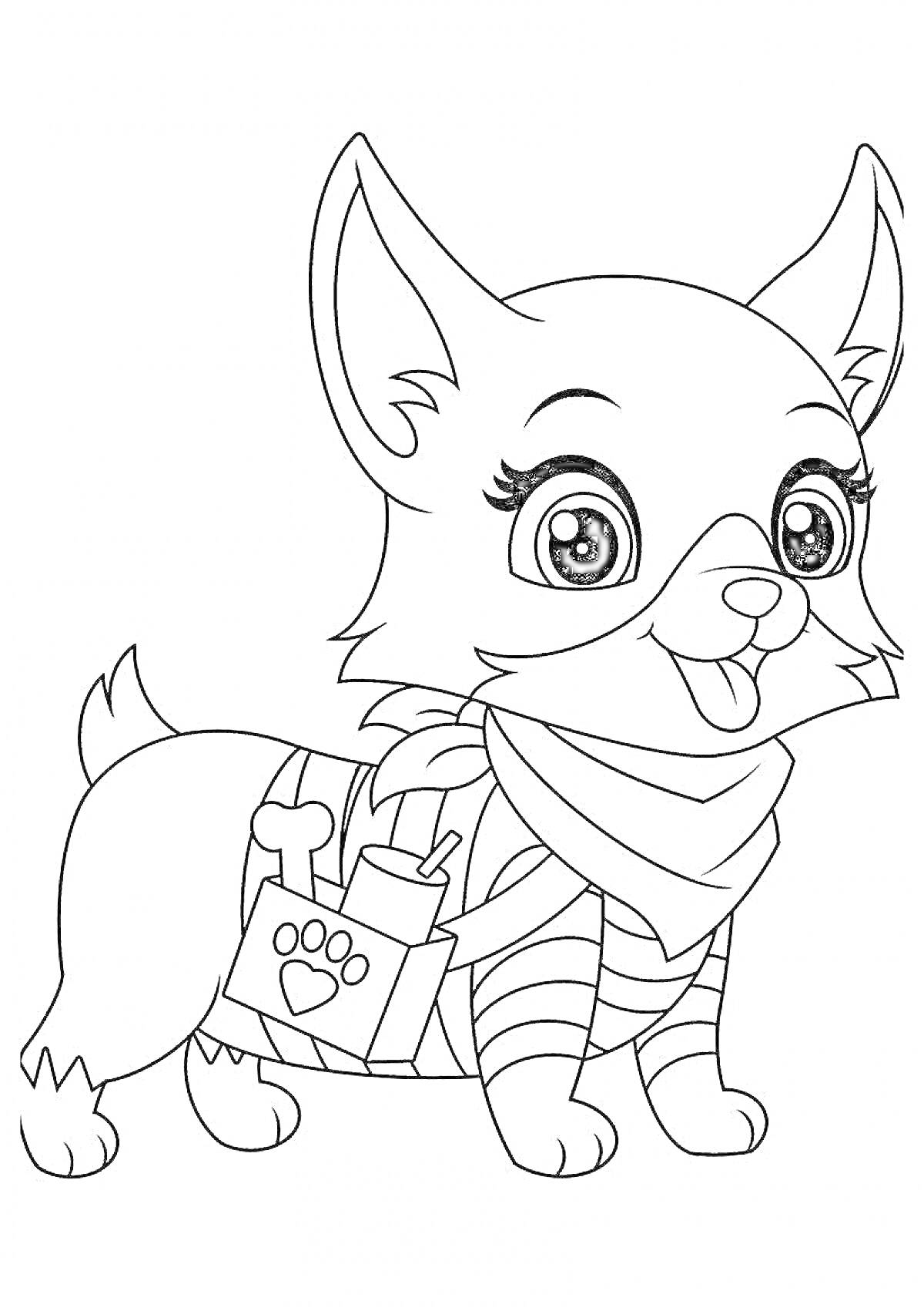 На раскраске изображено: Рюкзак, Для детей