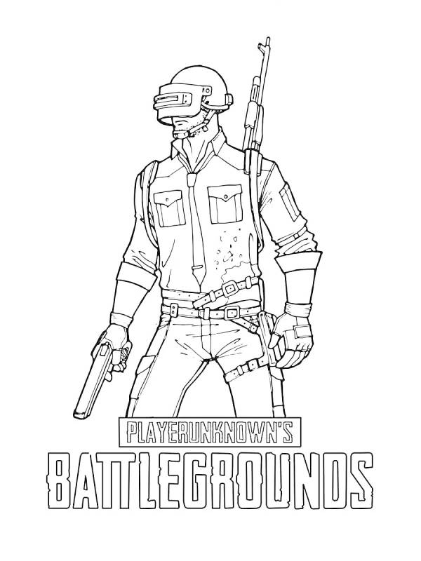Раскраски PUBG: 40 раскрасок - скачать или распечатать бесплатно