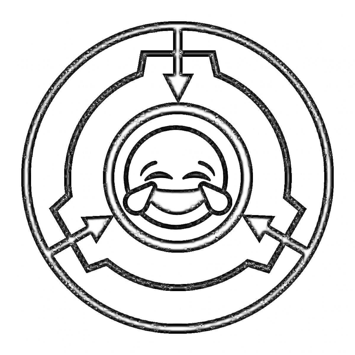 На раскраске изображено: SCP, Фонд