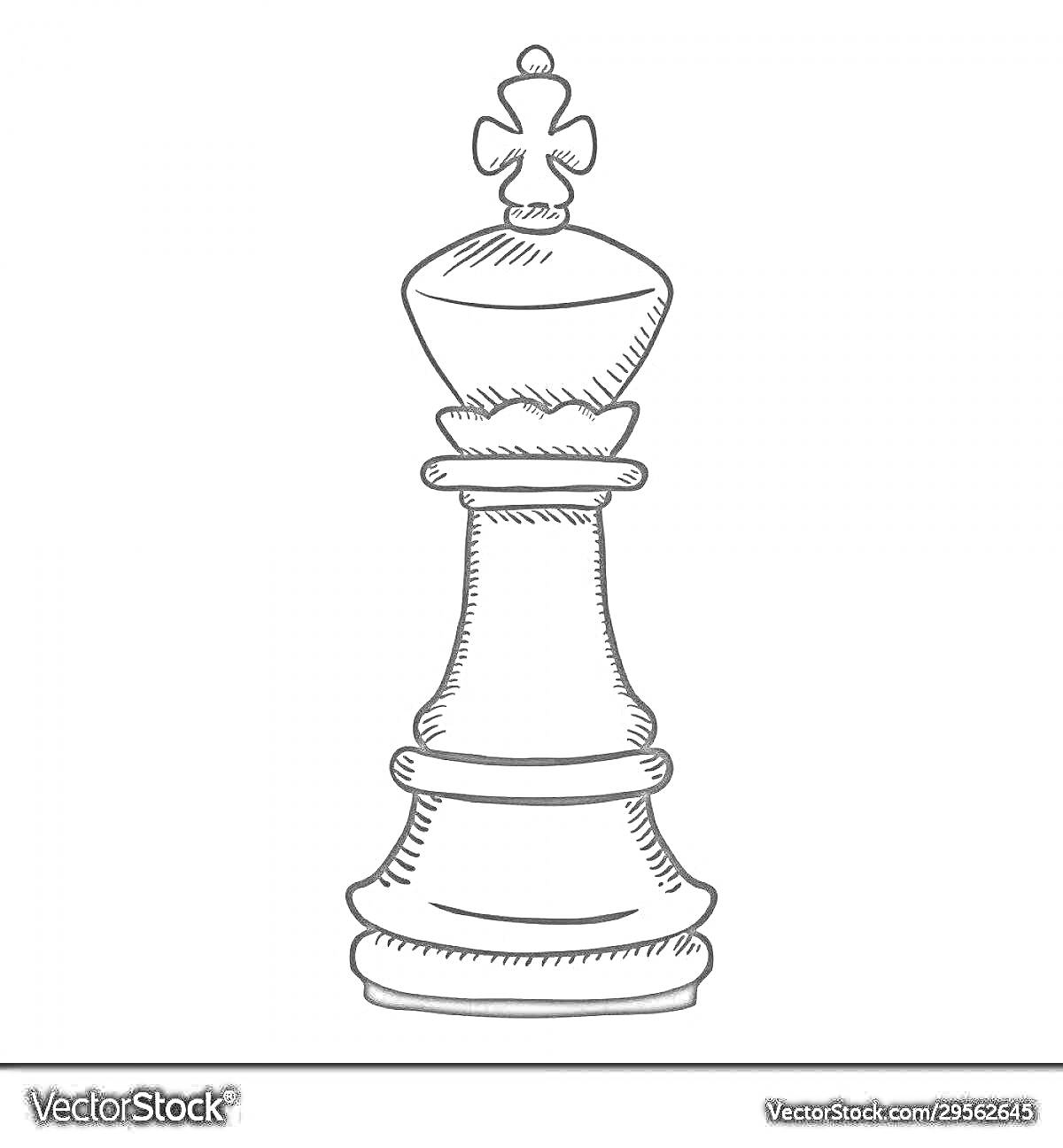 На раскраске изображено: Шахматы, Король, Искусство