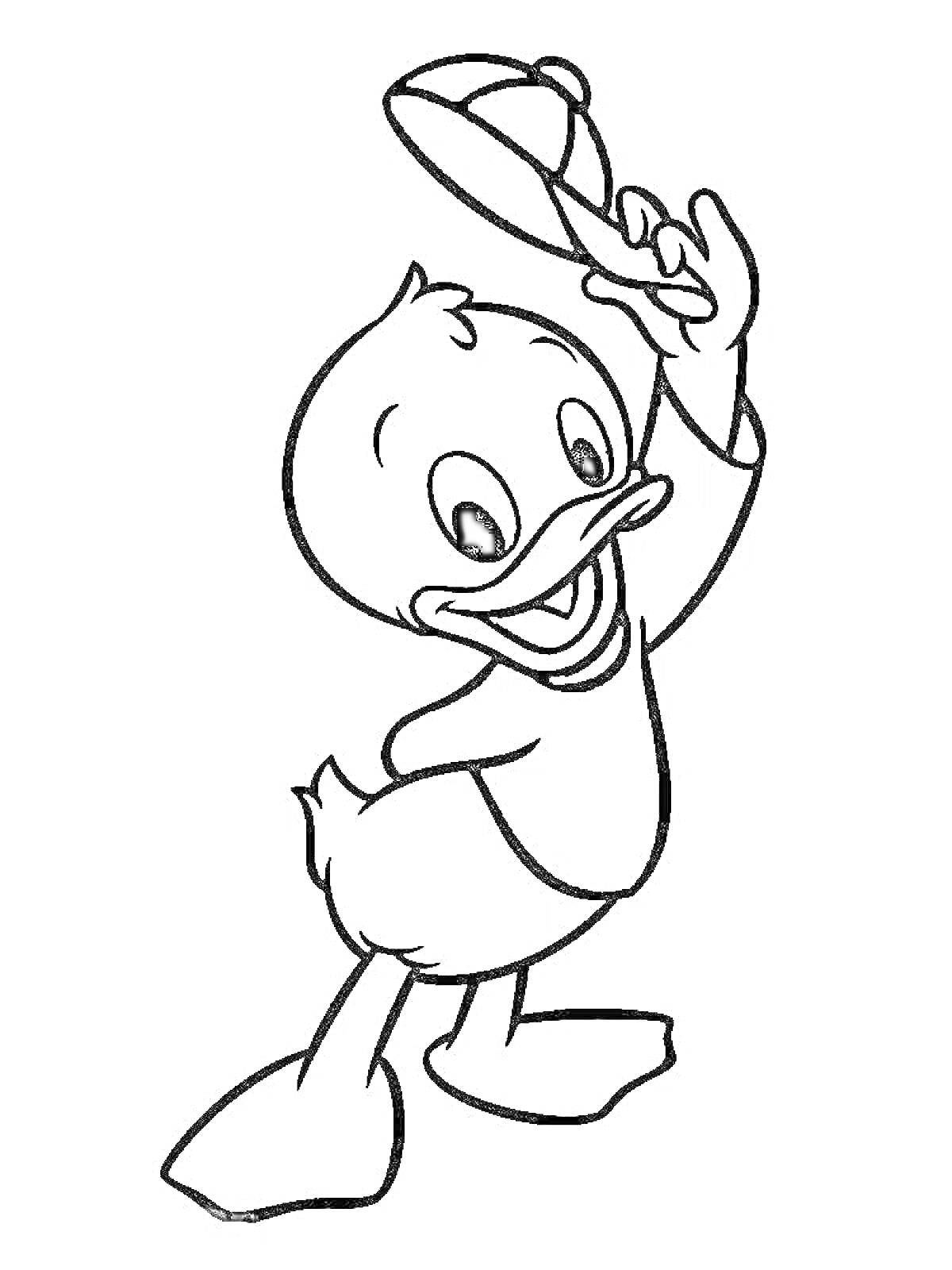 На раскраске изображено: Приветствие