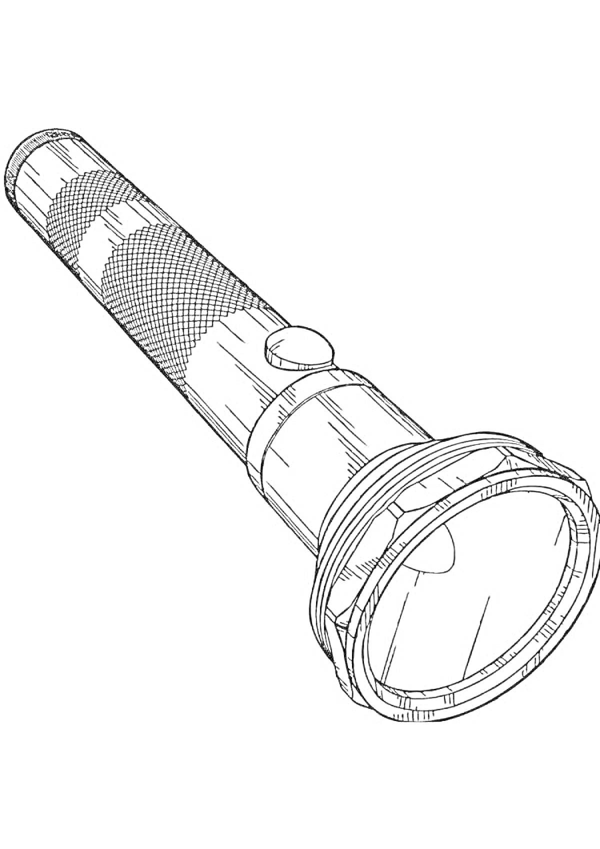 Раскраска Фонарик с текстурированной ручкой и светящимся элементом