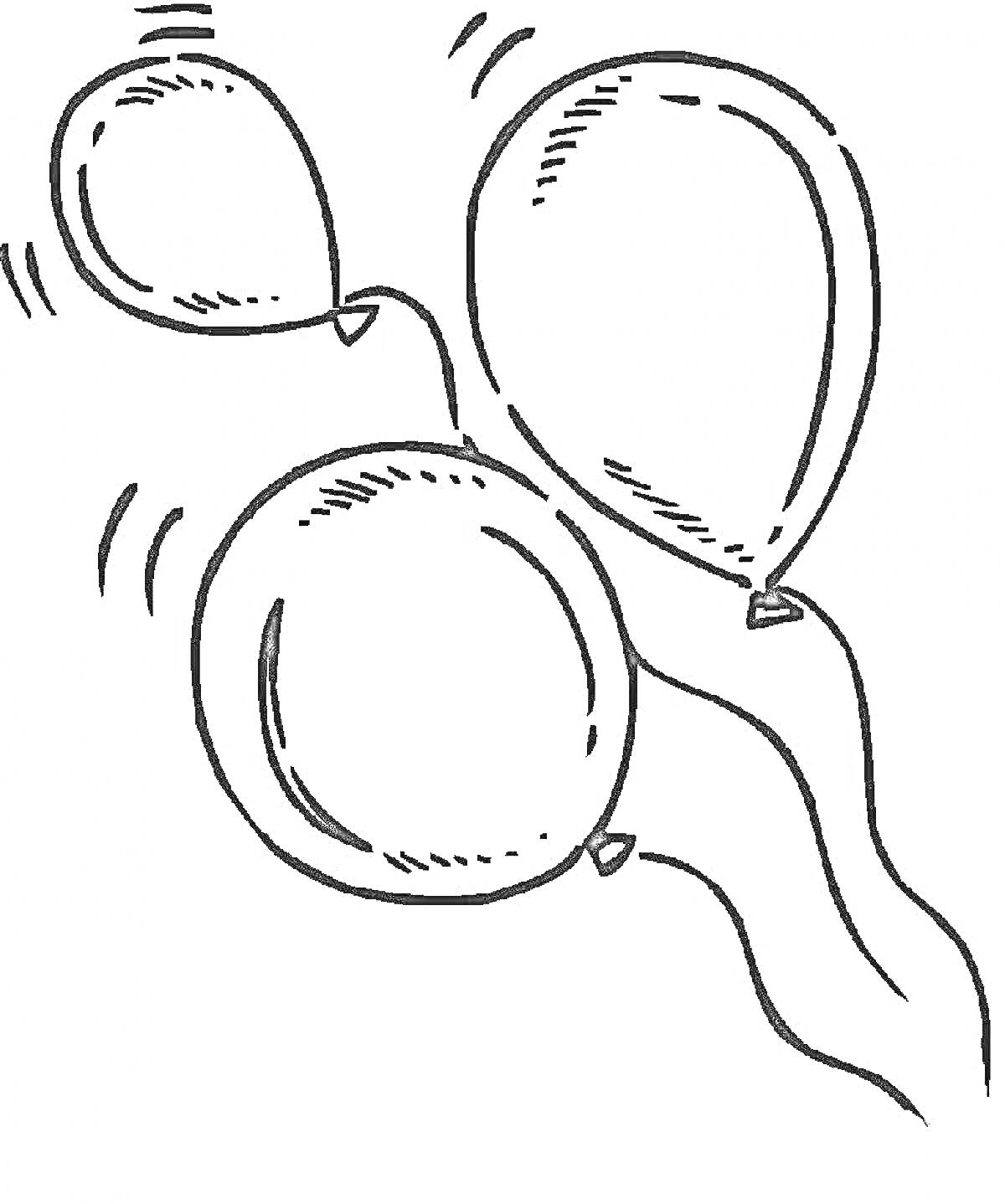 На раскраске изображено: Воздушные шары, Для детей, Лето, Игра, Полет, Праздники, Шары