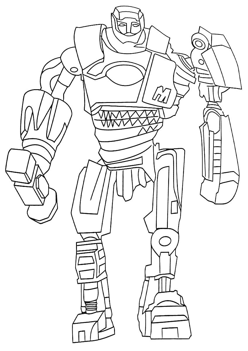 Раскраска Робот из фильма 