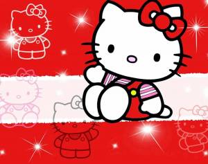 Раскраска hello kitty #19 #142