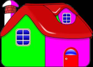 Раскраска домик для детей #22 #3144