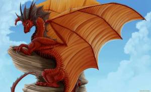 Раскраска дракон #8 #3187