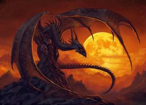 Раскраска дракон #13 #3192