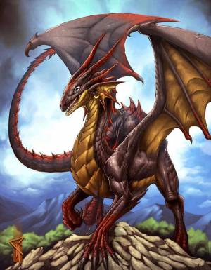 Раскраска дракон #17 #3196