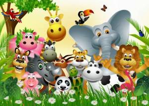 Раскраска животные для детей #32 #3632
