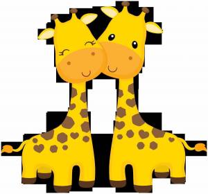 Раскраска жираф для детей #1 #3639