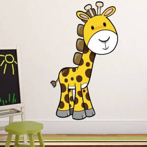 Раскраска жираф для детей #21 #3659