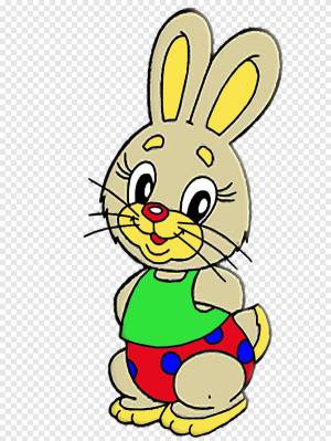 Раскраска заяц для детей #33 #3831