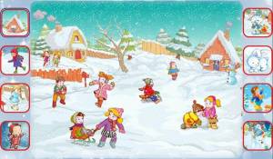 Раскраска зима для детей #4 #3867