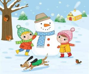 Раскраска зима для детей #38 #3901