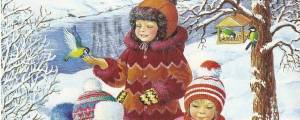 Раскраска зима для детей 6 7 лет #7 #3909