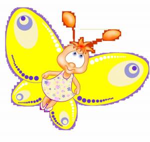 Раскраска бабочка для детей #14 #596