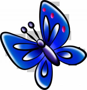 Раскраска бабочка для детей #27 #609