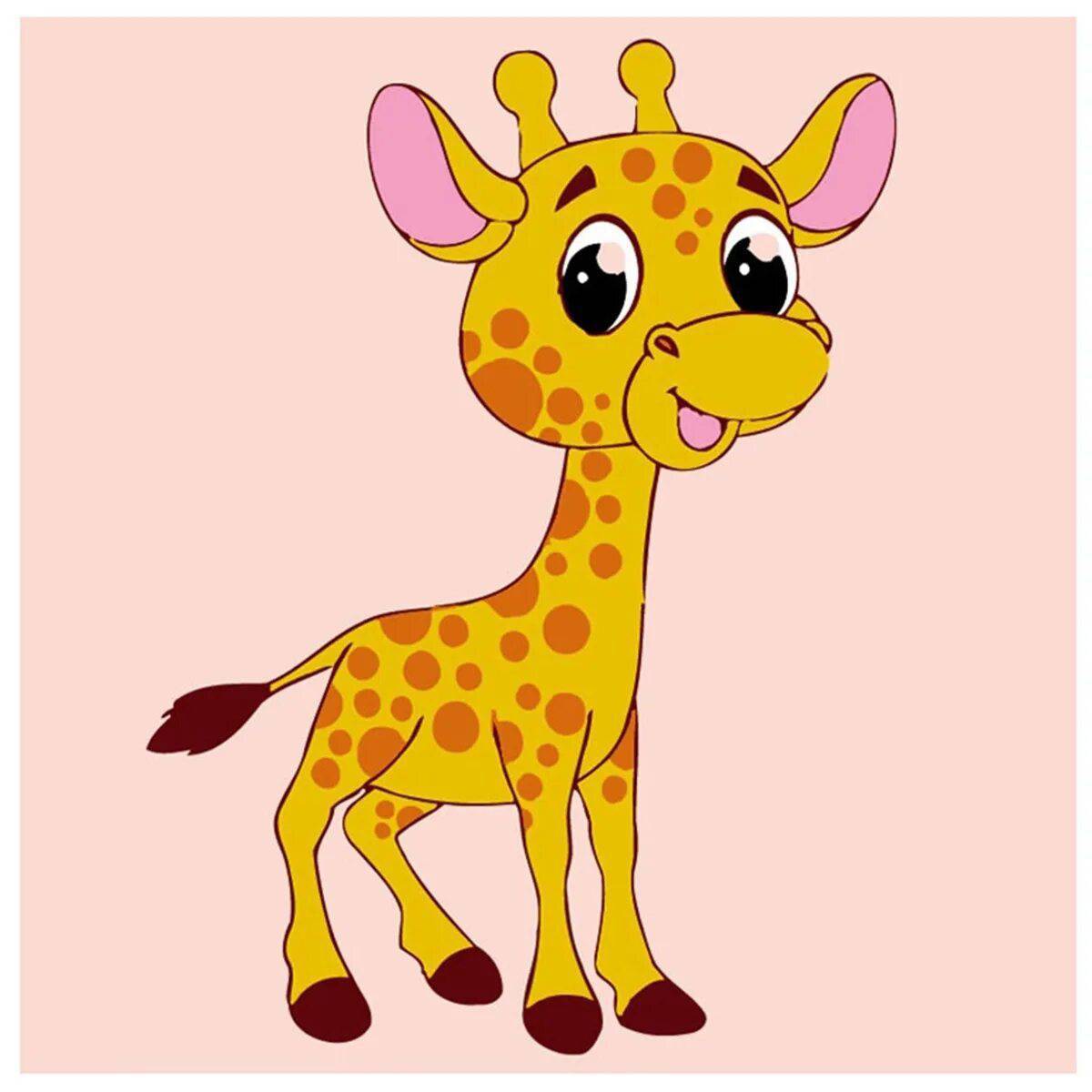 Жираф для детей #13