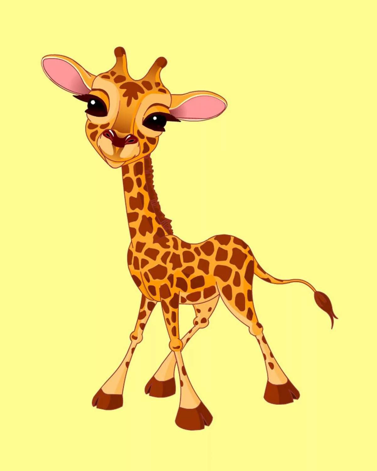 Жираф для детей #14