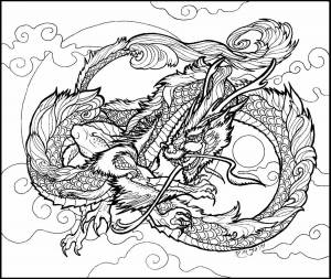 Раскраска антистресс дракон #30 #37167