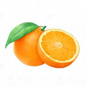 Раскраска апельсин для детей #36 #37793