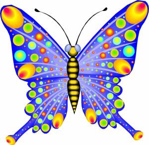 Раскраска бабочка для детей 4 5 лет #25 #38293