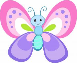 Раскраска бабочка для детей 4 5 лет #26 #38294