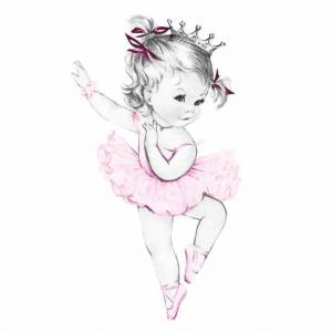 Раскраска балерина для девочек #1 #38508
