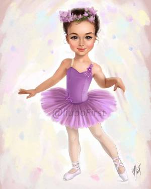 Раскраска балерина для девочек #2 #38509