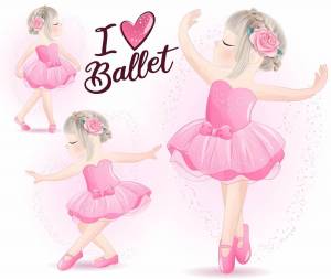 Раскраска балерина для девочек #4 #38511