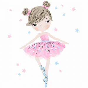 Раскраска балерина для девочек #11 #38518