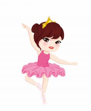 Раскраска балерина для девочек #27 #38534
