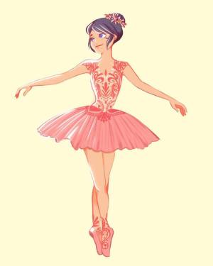 Раскраска балерина для девочек #30 #38537