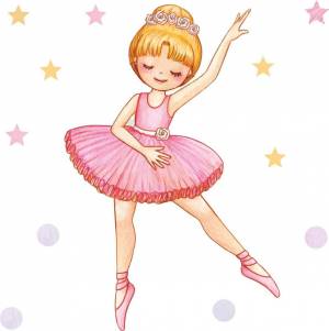 Раскраска балерина для девочек #31 #38538