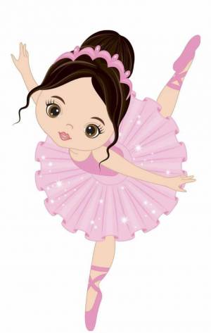 Раскраска балерина для девочек #36 #38543