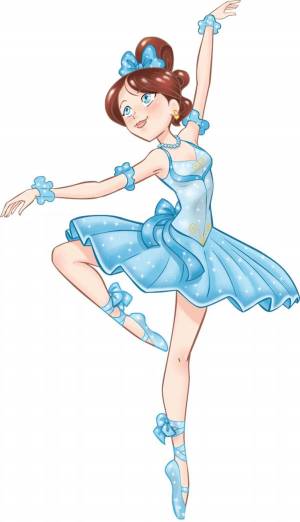 Раскраска балерина для детей #1 #38544
