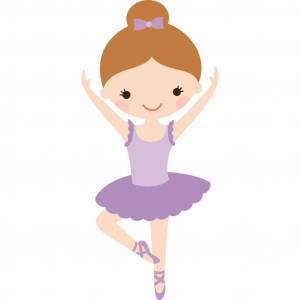 Раскраска балерина для детей #3 #38546