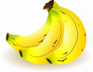 Раскраска банан для детей #2 #38607