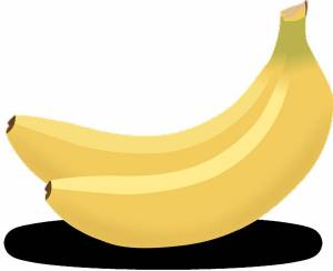 Раскраска банан для детей #7 #38612