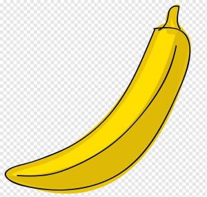 Раскраска банан для детей #8 #38613